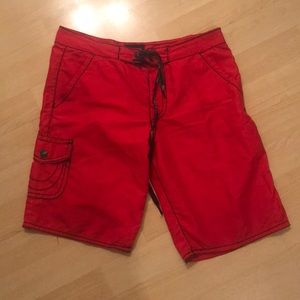 Men’s True Religion red swim trunks size 32